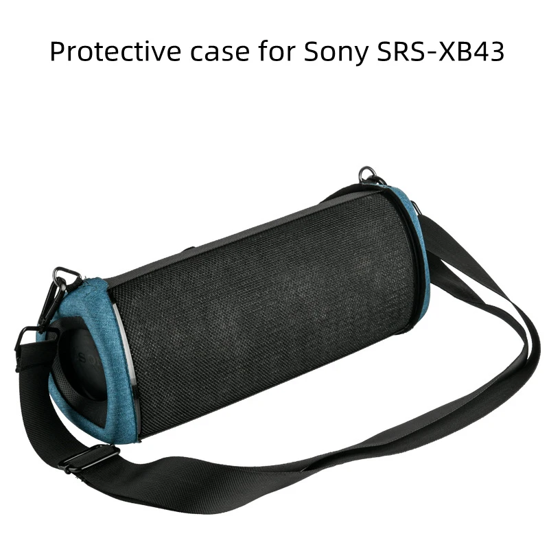 Adjustable Shoulder Strap Carrying Strap Case for Sony SRS-XB43 Speaker Protective Case