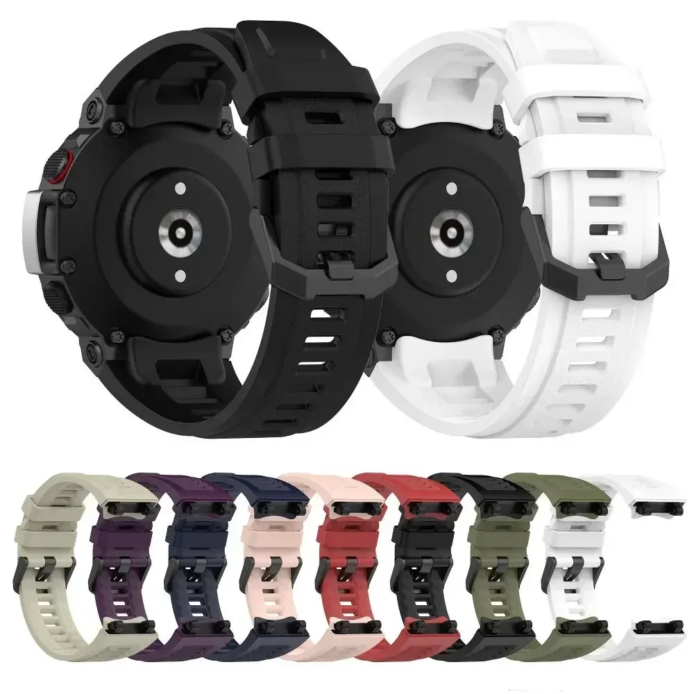 

Accessories Smart Watch Wristband Replacement Strap Watch Band Silicone For Amazfit T-Rex 2