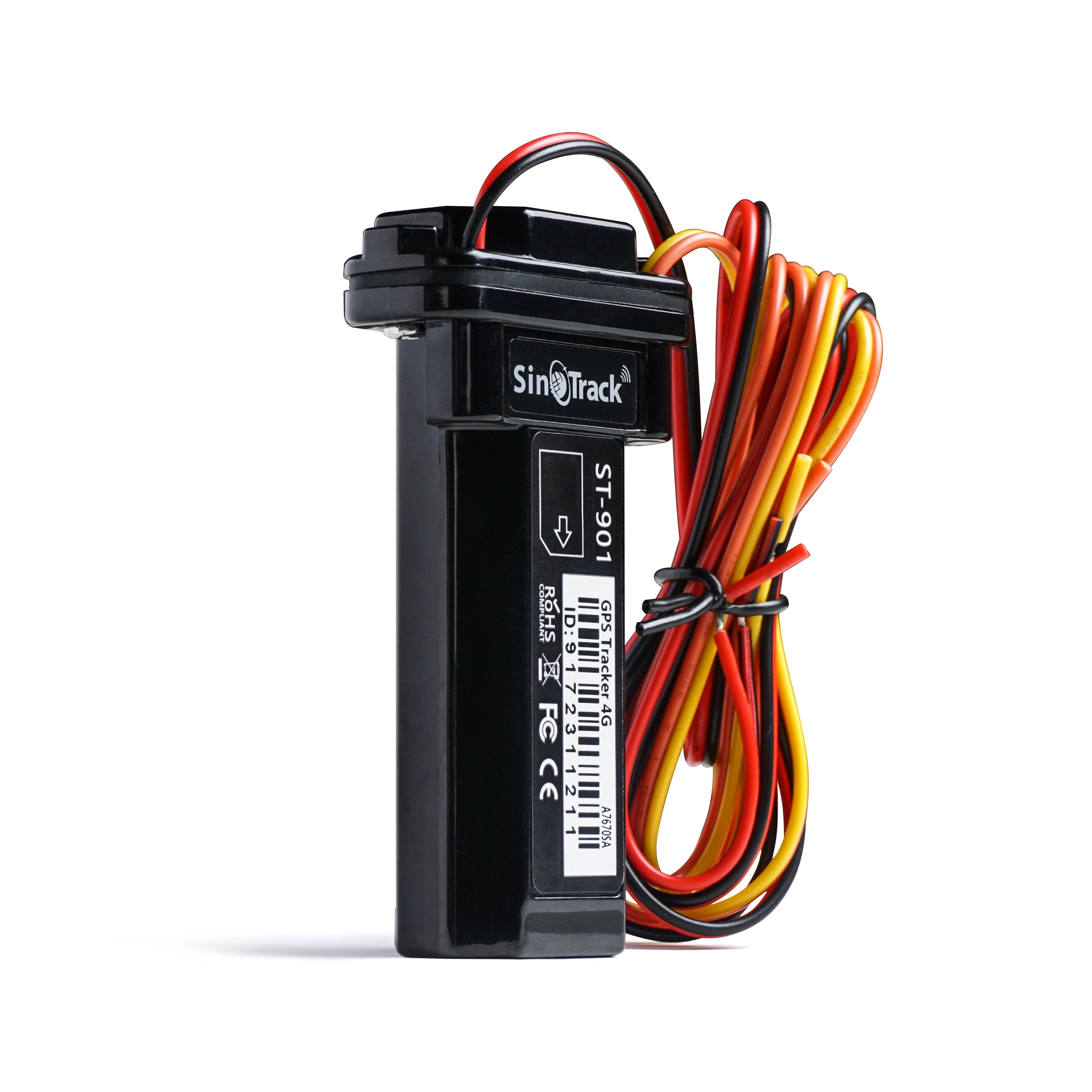 Mini Waterproof ST-901 4PIN Cable with Relay for Remote Control Builtin Battery GSM 901L GPS tracker for Car Motorcycle Vehicle