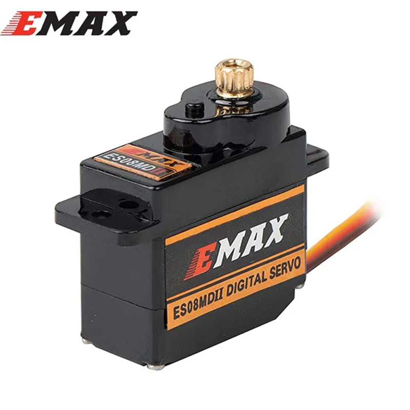 1/4PCS EMAX ES08MD II/ ES08MD-II / ES08MDII Digital Servo 12g/ 2.4kg/ High-Speed Mini Metal Gear for FPV RC Airplane Fixed-Wing