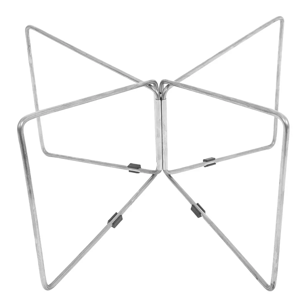 

Stainless Steel Foldable Camping Case Stand Insulated Moistureproof Portable Storage Rack Heavy Duty Cooler Holder Picnic Box