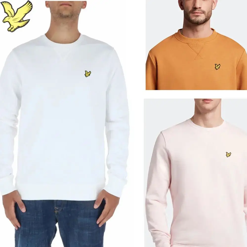 

2024 Spring Autumn Season Men's Women's Pure Cotton O-Neck Sports Hoodie Eagle Logo Daily Leisure Brand Sweatshirt Clothing