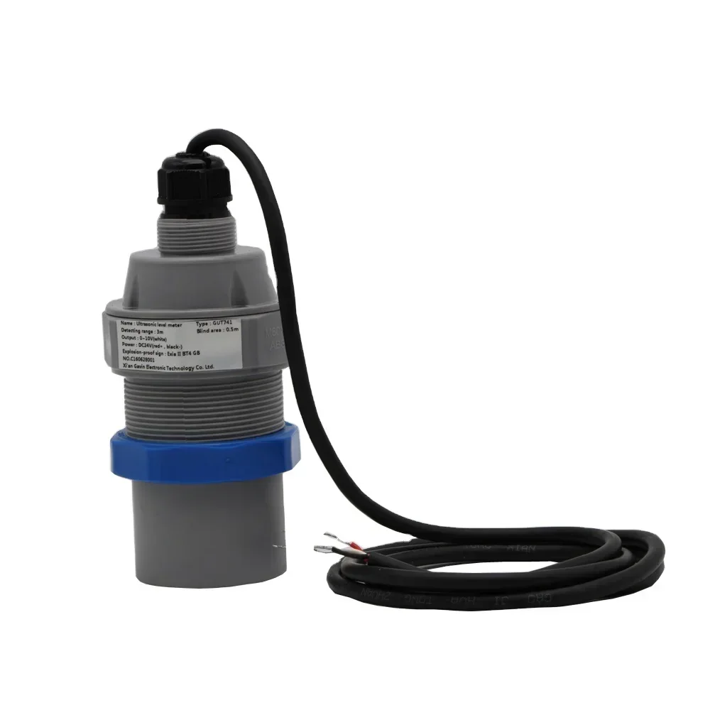 Hot Sale 4-20ma G1/2 0~5m Small Blind Ultrasonic Water Tank Level Sensor Price