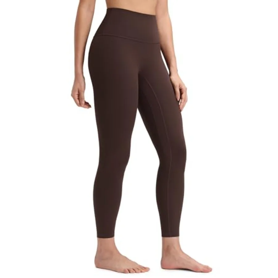 

CRZ YOGA Butterluxe No Front Seam Yoga Leggings 25" - High Waisted Womens Lounge Pants Pilates Workout Athletic Buttery Soft