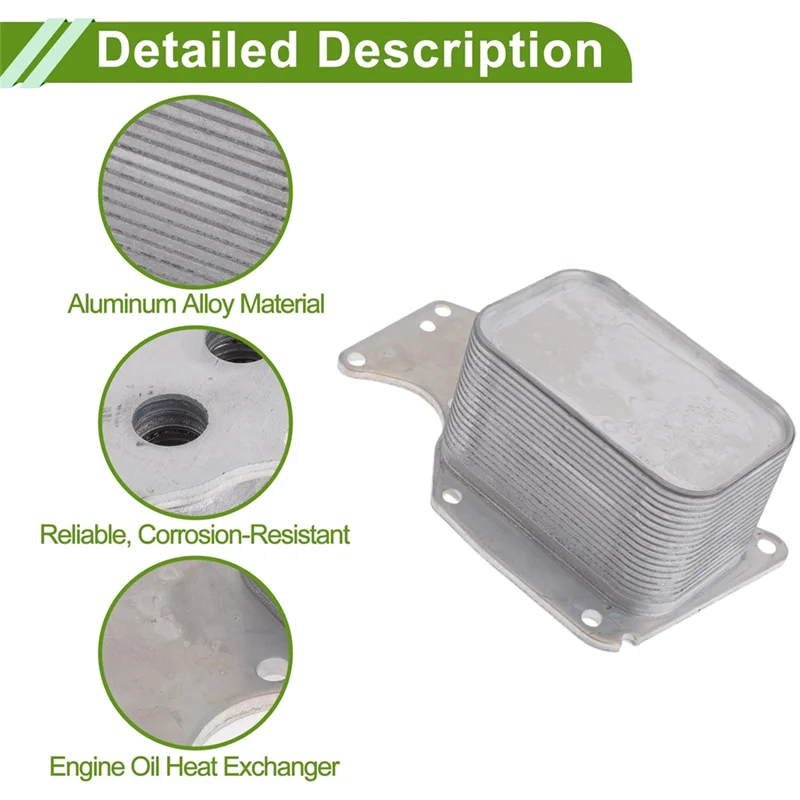 

Engine Oil Cooler 11428585624 For BMW G30 G31 G38 G32 G11 G12 F20 F21 F35 F34 320I 530I 430I 330I Accessories