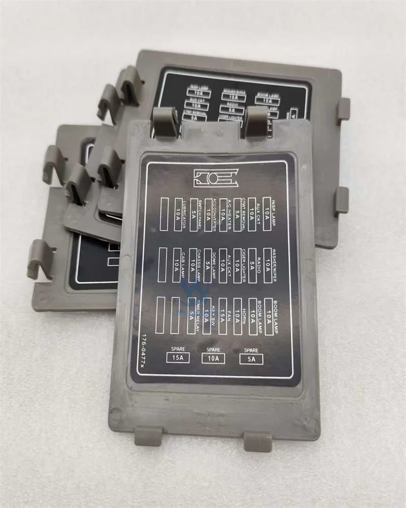 For Caterpillar 320B 312B 330B Excavator Fuse Box Cover 176-0477x 1760477x