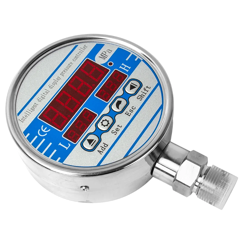 Hydraulic Electrical Contact Digital Pressure Gauge 0-100Mpa M20*1.5 Pressure Meter 300bar 400bar High Pressure Manometer