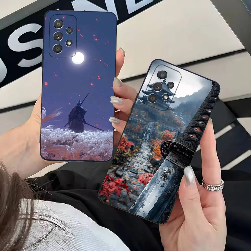 S-Sekiro Phone Case for Samsung Galaxy A20,21s,22,31,32,52,71,80,A91,5G Colorful Cover Smartphone Pretty