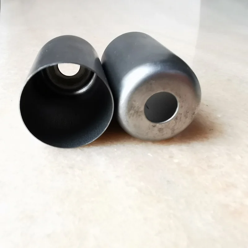 

10 шт. диаметр Φ30*высота 50 мм черный E14 держатель лампы для эмбриона волос металлическая чашка лампы DIY аксессуары для ламп