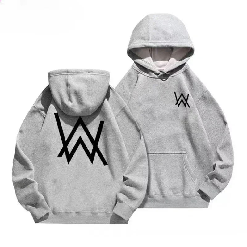 Alan Walker Women Fashion Hoodies Print Pullover Hooded Music Rapper Hip Singer Sweatshirt for Fans Men Tops