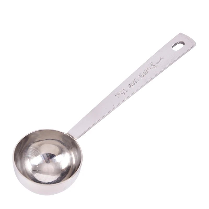 

1 Piece Multifunction Stainless Steel Coffee Scoop With Clip Coffee Tea Measuring Scoop 1Cup Ground Coffee Measuring Scoop Spoon