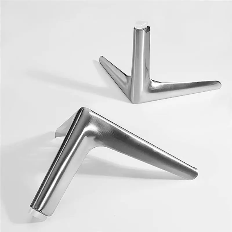 

Металлические ножки для шкафа REST, современные мебельные ножки для шкафа, дивана, стола, стула, кровати, комода, замена подставки для гардероба (серебро)