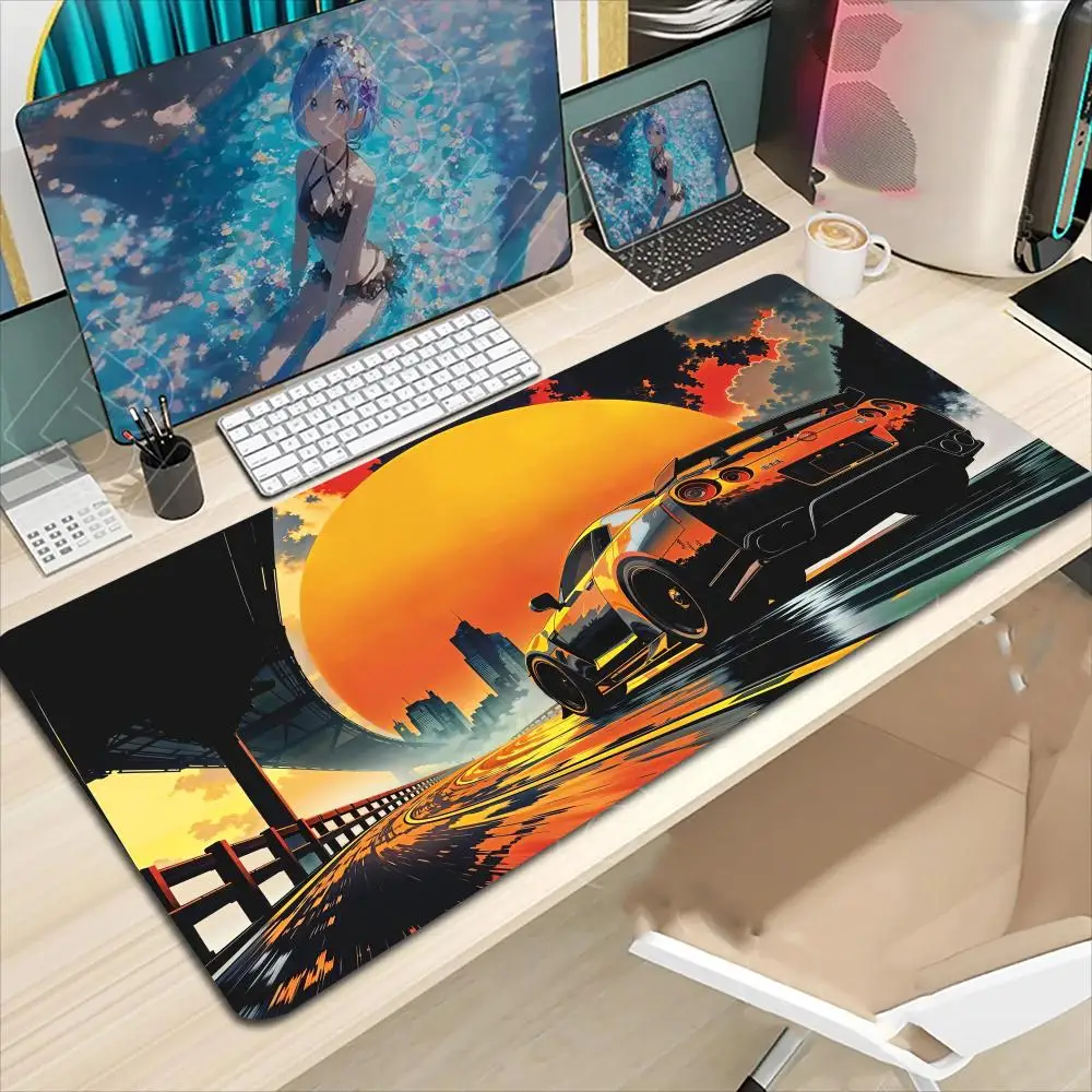 

Car Mouse Pad Mouse Pad Large Computer Office Game Table Mats Rubber Anti-slip Gaming Keyboard Mousepads Long Desk Pads