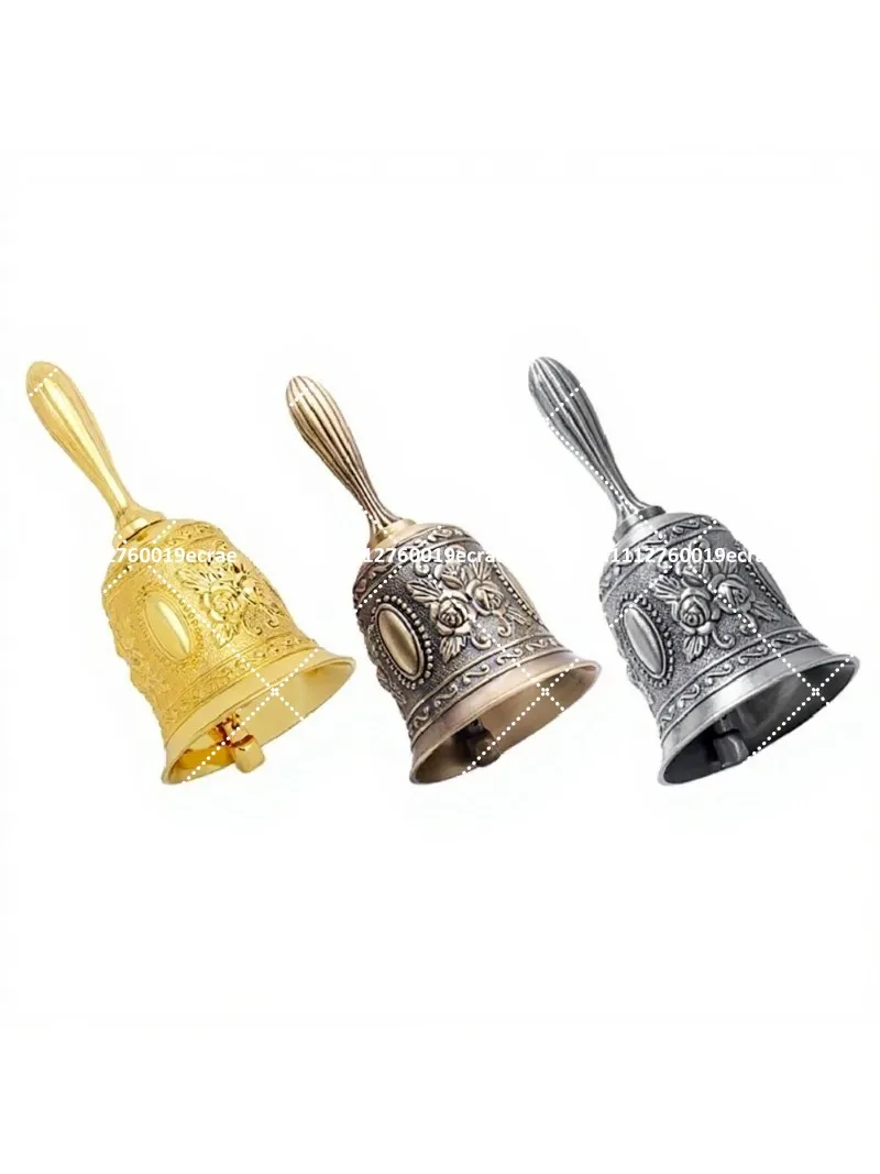 Vintage Brass Handbell Dinner Bell Wedding Bell Christmas Bell Craft Souvenir Gift