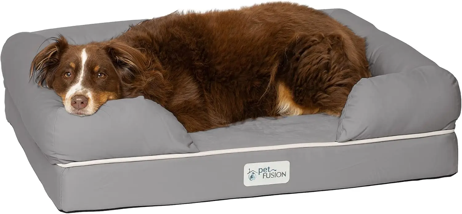 Ultimate Dog Bed, Orthopedic Memory Foam, Multiple Sizes and Colors, Medium Firmness Pillow, Waterproof Liner