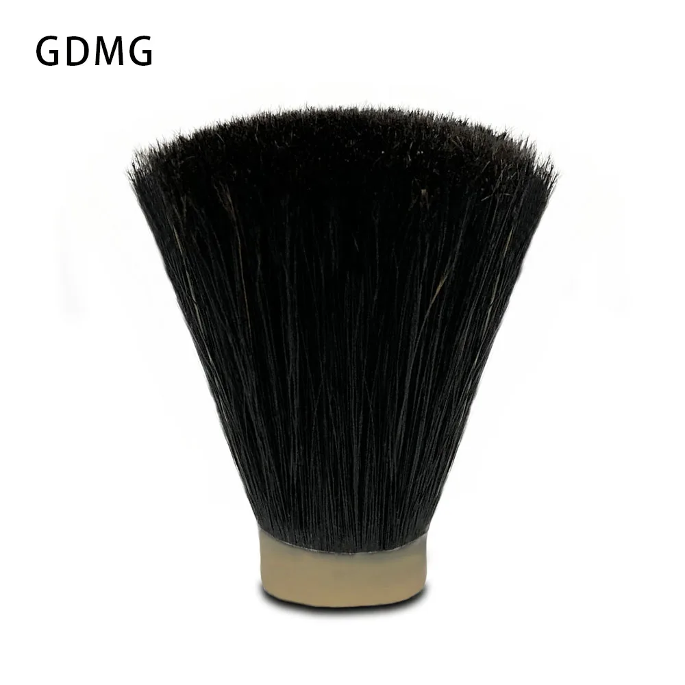 

GDMG Brush-Black Boar Bristles Black Warrior Hair Knot Handmade Fan Shape Shaving Brush Knot Men's Beard Cleaning Tools