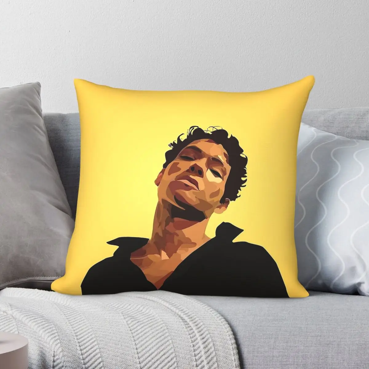 Omar Rudberg Swedish Singer Pillowcase Polyester Linen Velvet Pattern Zip Decor Pillow Case Room Cushion Cover 18