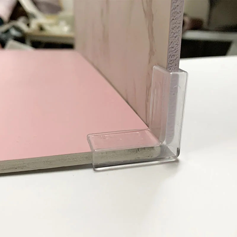 

6pcs 4*4cm Plastic Background Buckle - Transparent Invisible Buckle Props for Photographic Studio Photo Background