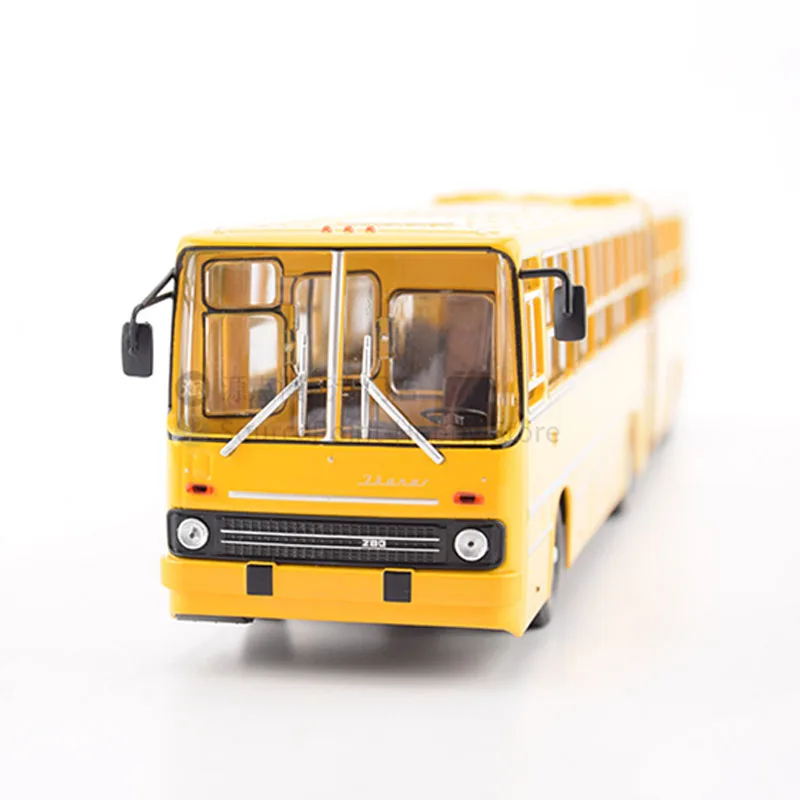 1:43 Scale Diecast Alloy Ikarus-280.33 Hungarian Articulated City Bus Toys Cars Model Classic Adult Souvenir Gift Static Display