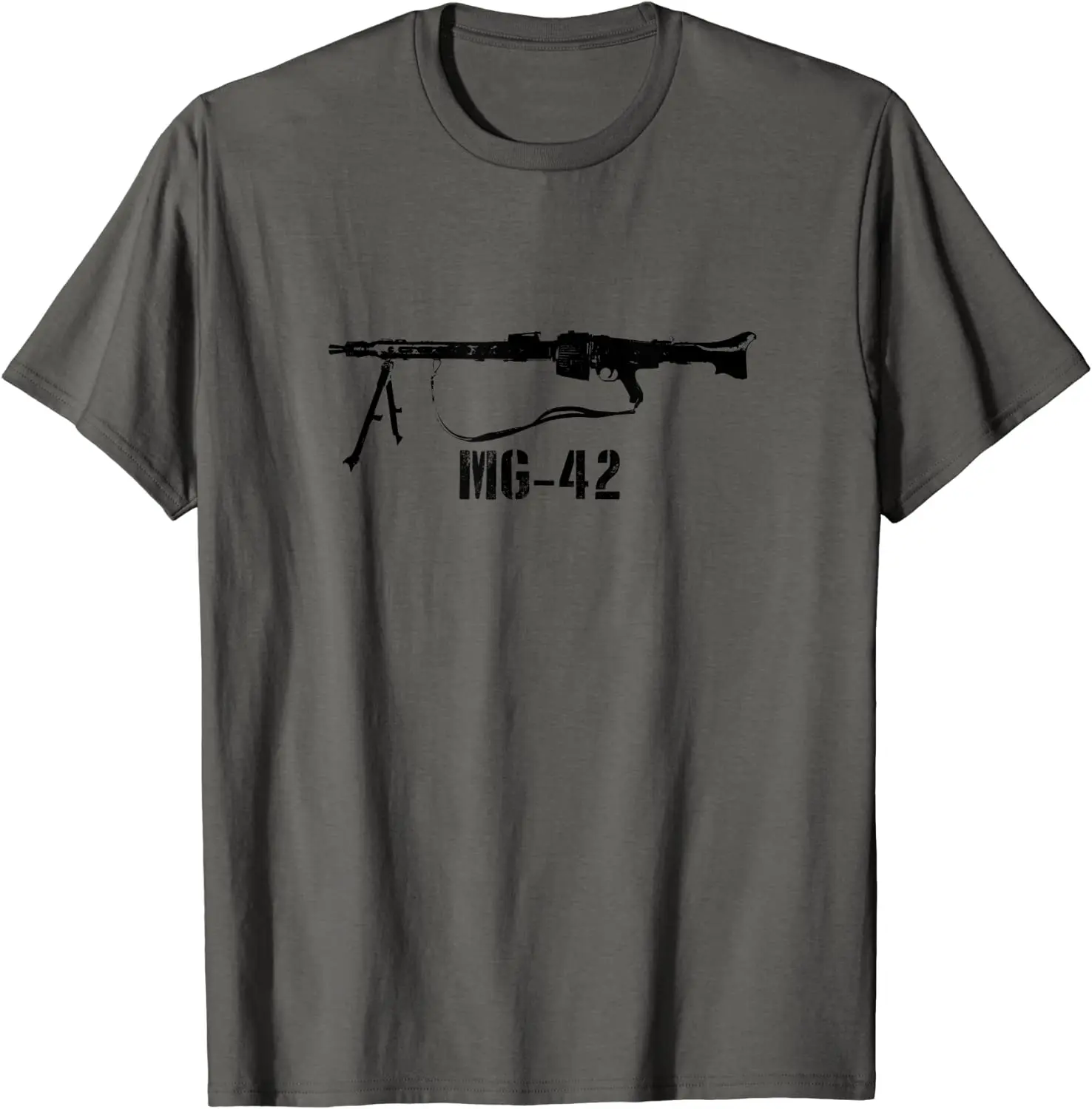 MG-42 German Machine Gun Buzzsaw 8mm Mauser WWII WW2 Men T-Shirt Short Casual 100% Cotton Shirts