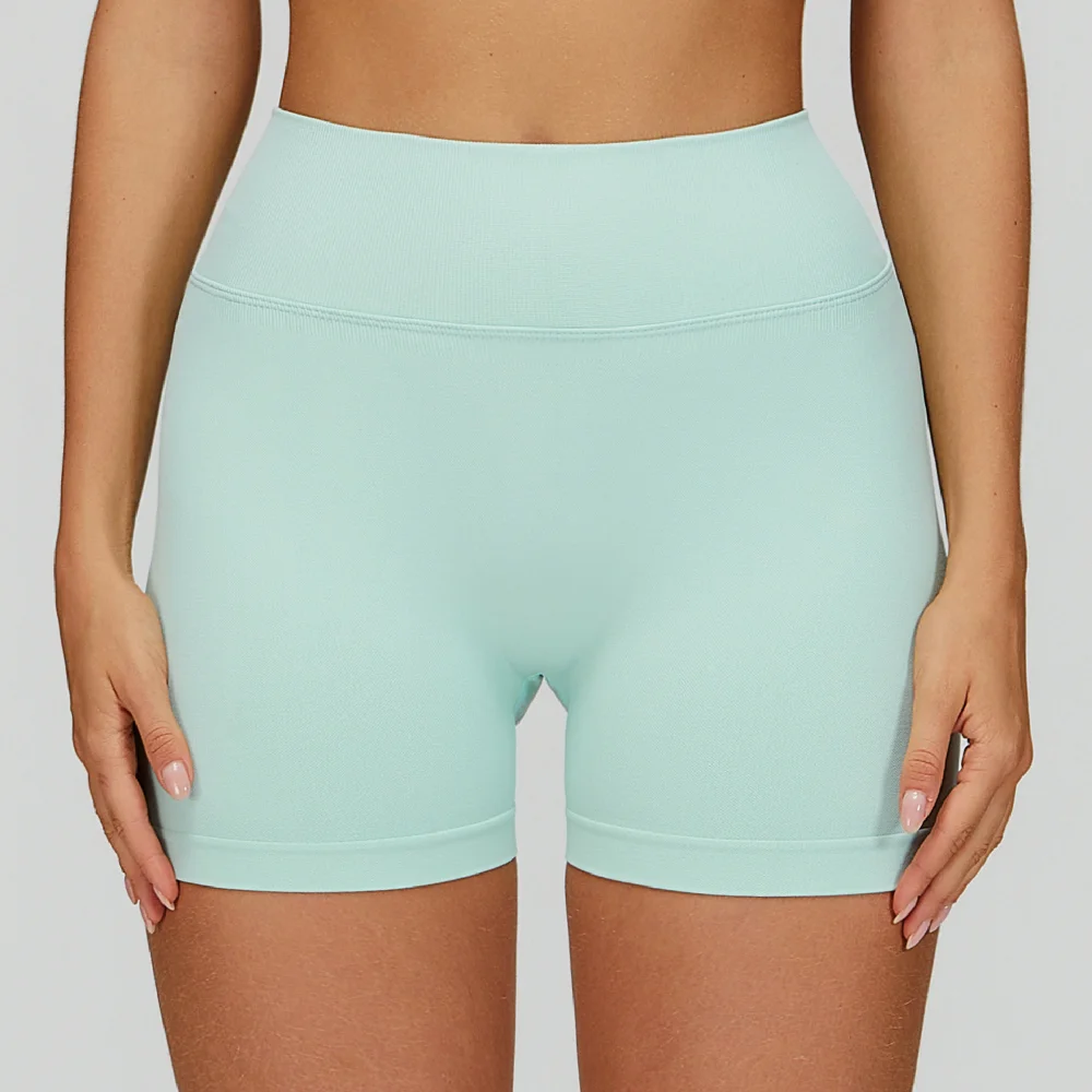 Seamless Yoga Shorts Women Workout Shorts High Waist Sports shorts Fitness Shorts Cycling shorts Ladies Gym Running Short Pants - Image 3