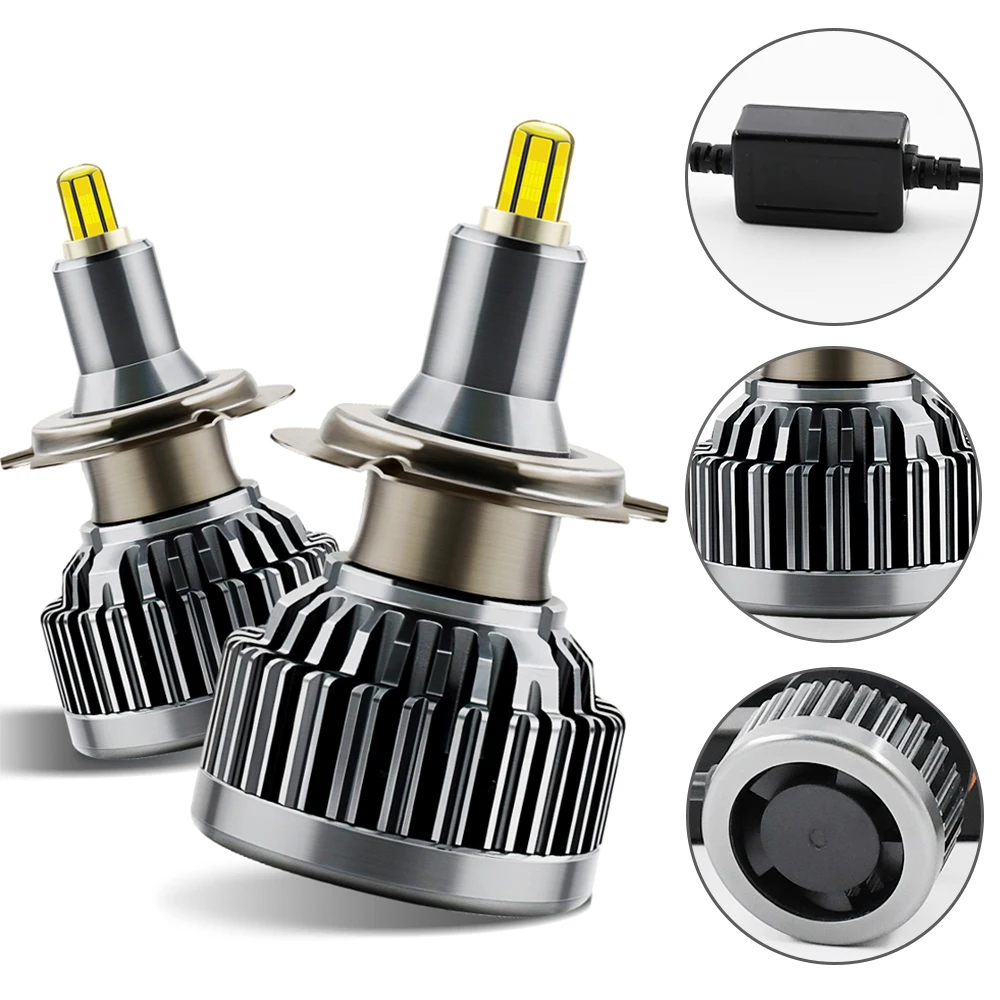 

Car Accessories H7 H11 9006 LED Car Lights 6000K 60W 18000LM Auto Headlamps Headlight Bulbs Universal 10-32V