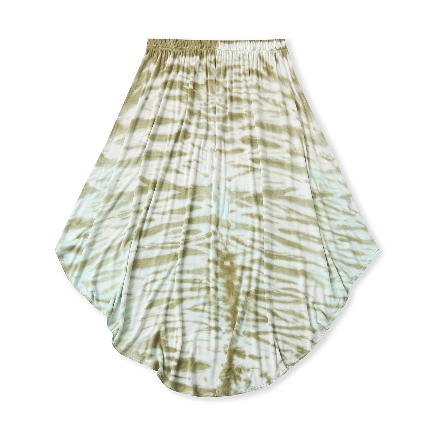 

Loose Half-length Skirt with Elastic Waist And round Hemline Dyed in Vibrant Colors Rayon Fabric Spring Summer New Style Wome...