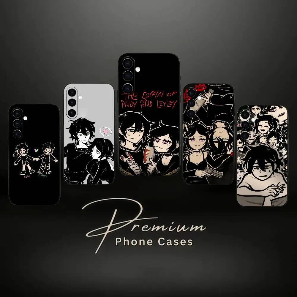 TCOA-The Coffin Of A-Andy AL-And Leyley Phone Case For Samsung Galaxy A73,A72,A71,A70,A53,A52,A51,Others Soft Black Cover