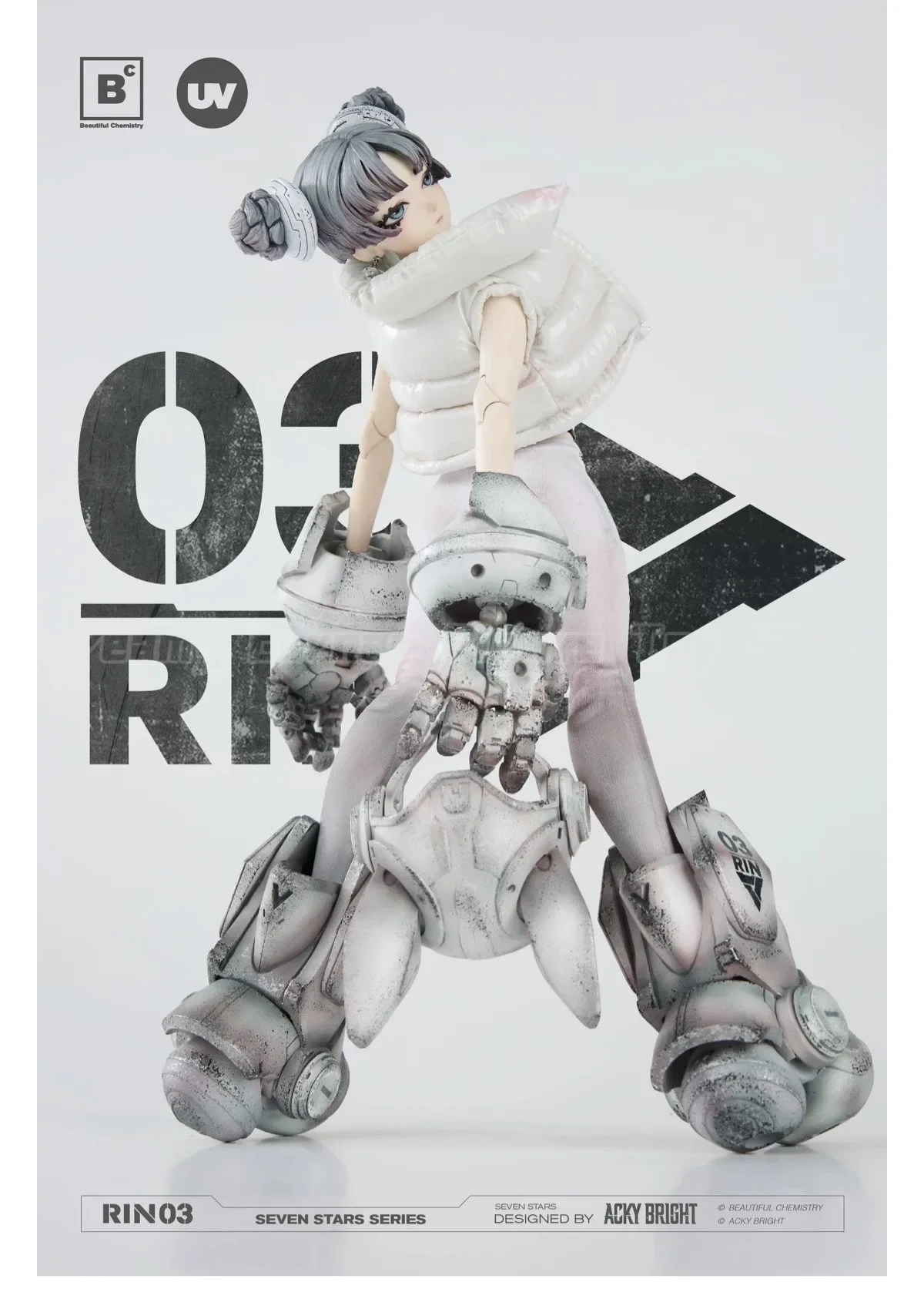 【In Stock】UNDERVERSE Beautiful Chemistry Seven Stars Series 03 RIN 1/6 Action Figure