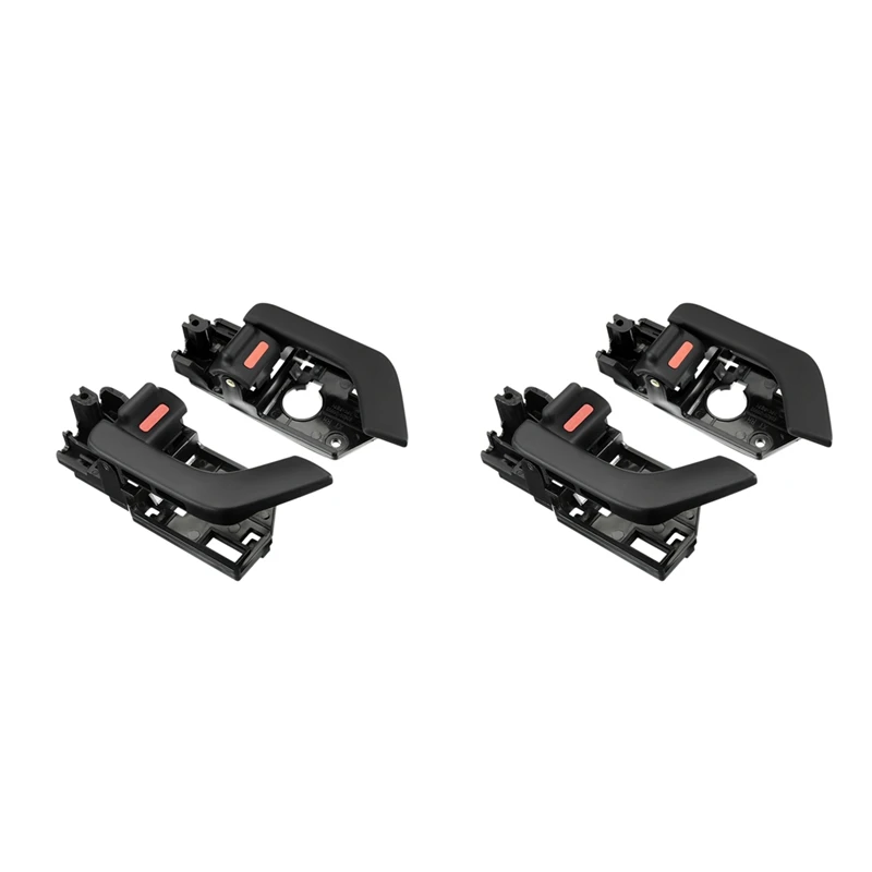 2 pares de manijas interiores delanteras para Hyundai Tiburon 2003-2008