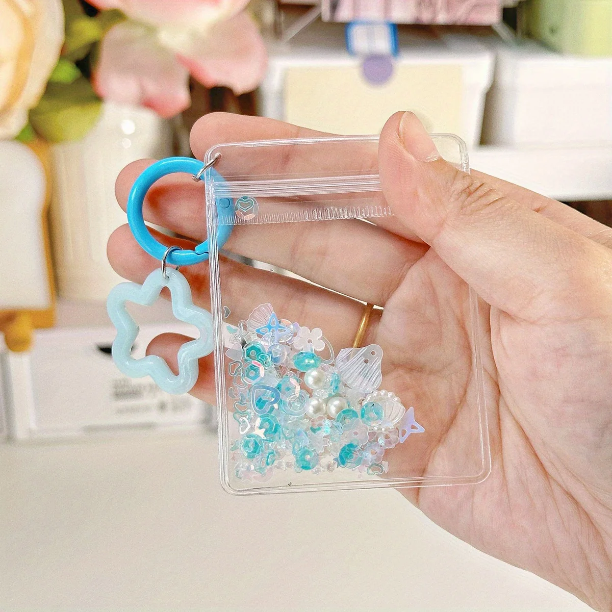 Cartoon rocking music baby walking bag keychain cute bag pendant pendant gift