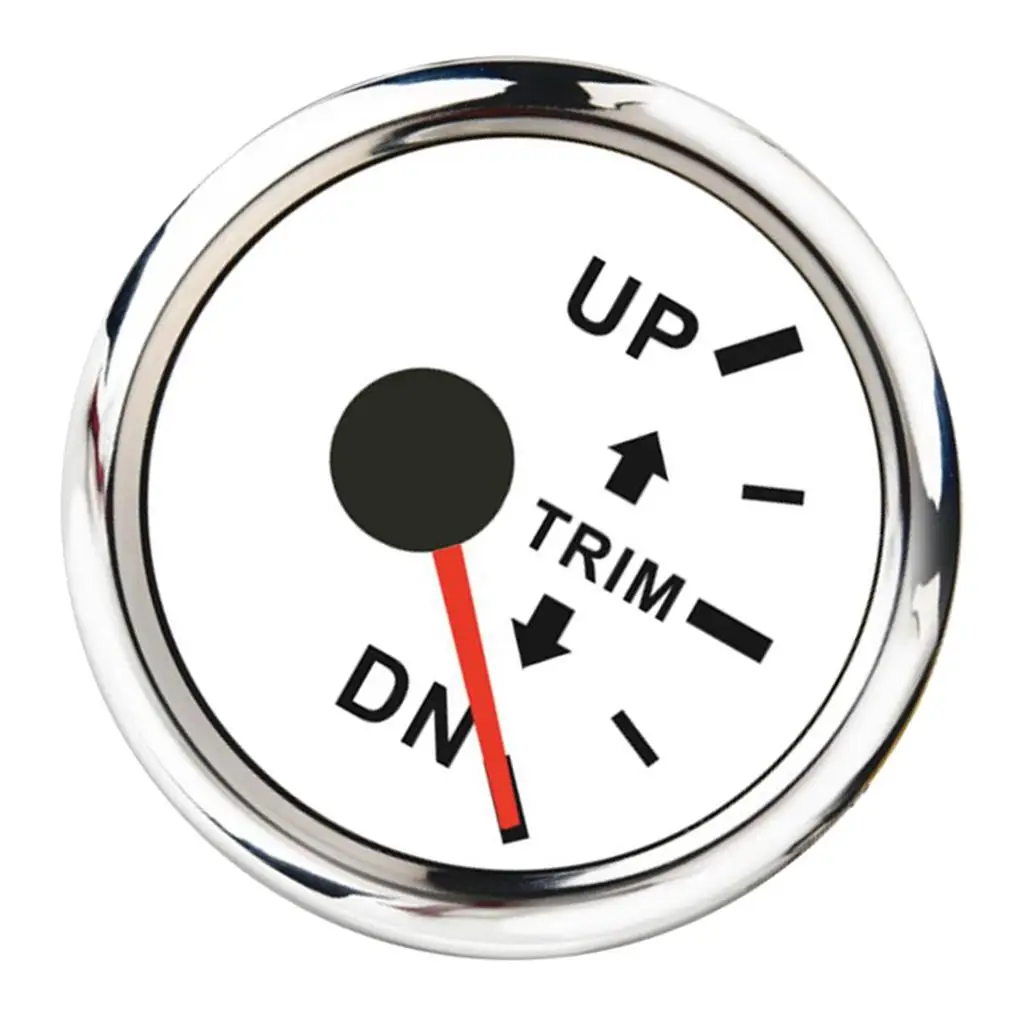 Universal Marine Trim Gauge Meter, 52mm UP-DN With Backlight