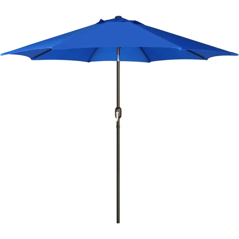 

Blissun 9' Outdoor Patio Umbrella, Outdoor Table Umbrella, Yard Umbrella, Market Umbrella with 8 Sturdy Ribs