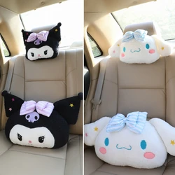 Sanrio Cute Kuromi Cinnamoroll Back Cushion Headrest Car Seat Chair Lumbar Support Cushion Throw Pillow Home Decor Gifts Girl