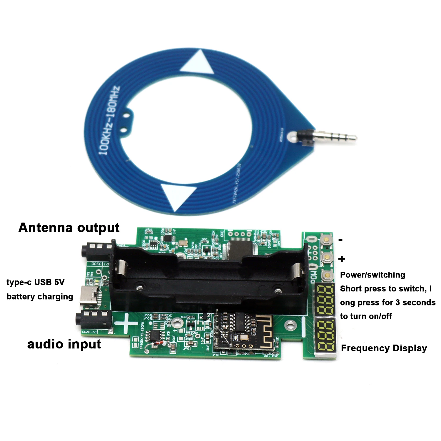 LW AM SW FM Radio Signal Generator Medium Wave Shortwave Transmitter LED Display Frequency Bluetooth for Repair Radio Calibrate