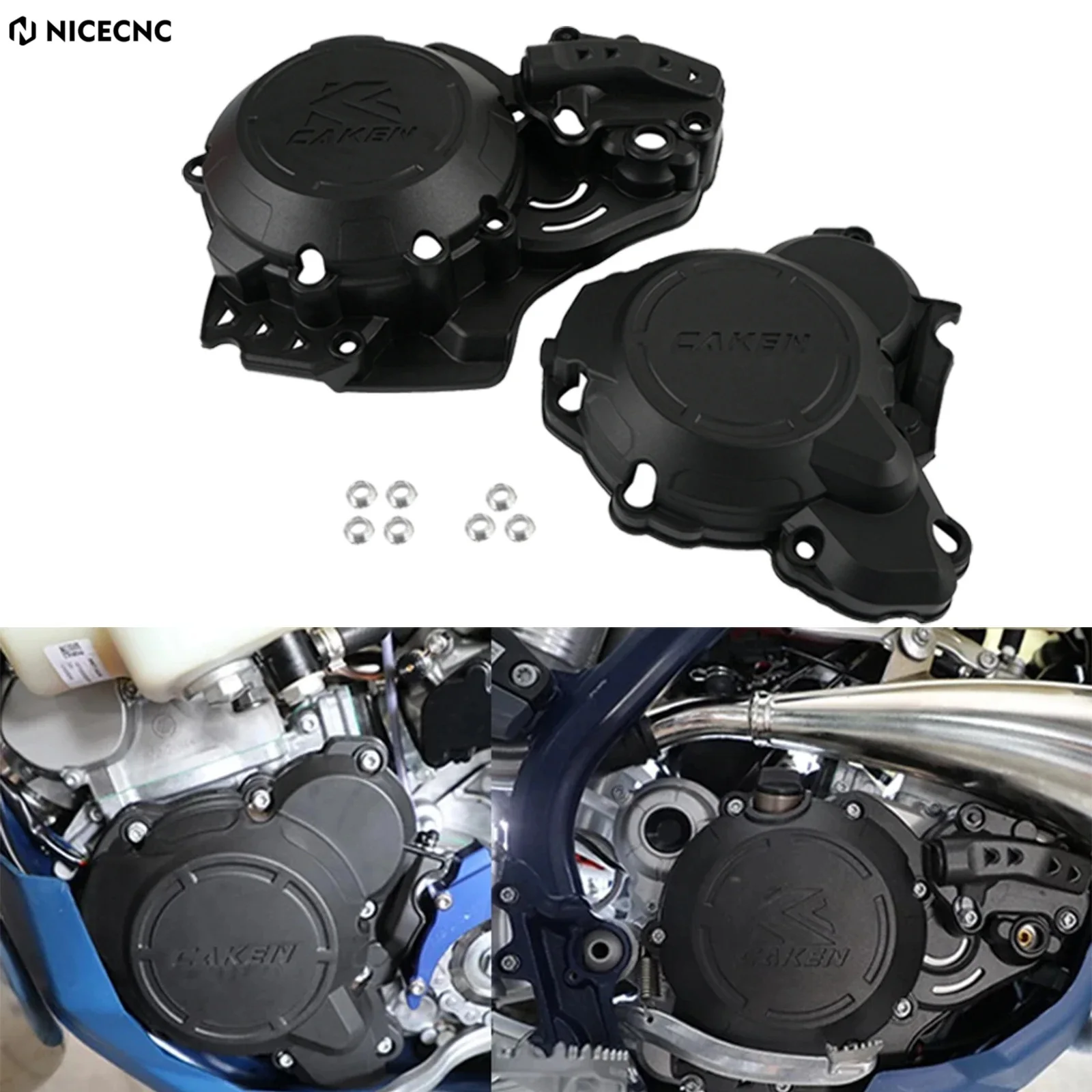 For 2020-2023 Husqvarna TE300i TE250i KTM EXC 300 250 XCW TPi NICECNC Motorcycle Crankcase Ignition Gurad Cover Clutch Protector