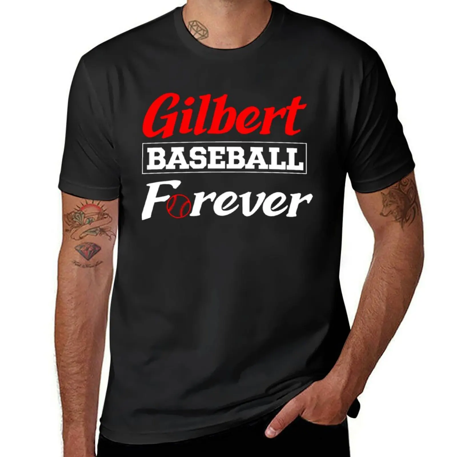 Gilbert Baseball Forever T-Shirt anime clothes new edition sports fans men t shirts