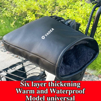 Motorcycle Handlebar Muffs Winter Equipment Mitts Warmer Gloves Waterproof Handmuffs Bicycle Handle Cover Warmers for Yadea