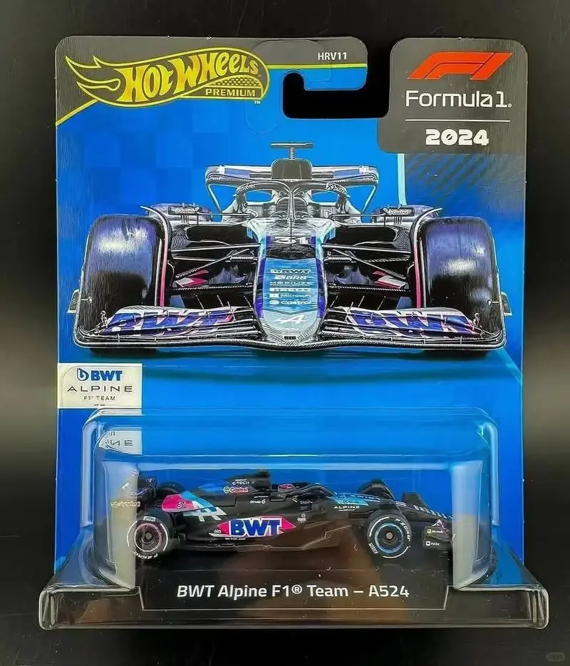 Novo quente oficial genuíno hot wheels "etiqueta de ouro" série fórmula 1 conjunto para coletar brinquedos de carro e presentes de veículos de fundição