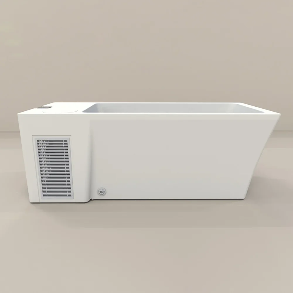 

*---Acrylic Cold Plunge All In One Cold Plunge Tub Hot And Cold Tub Recovery Pod Modern Led Ice Bath Tub With Water Chiller