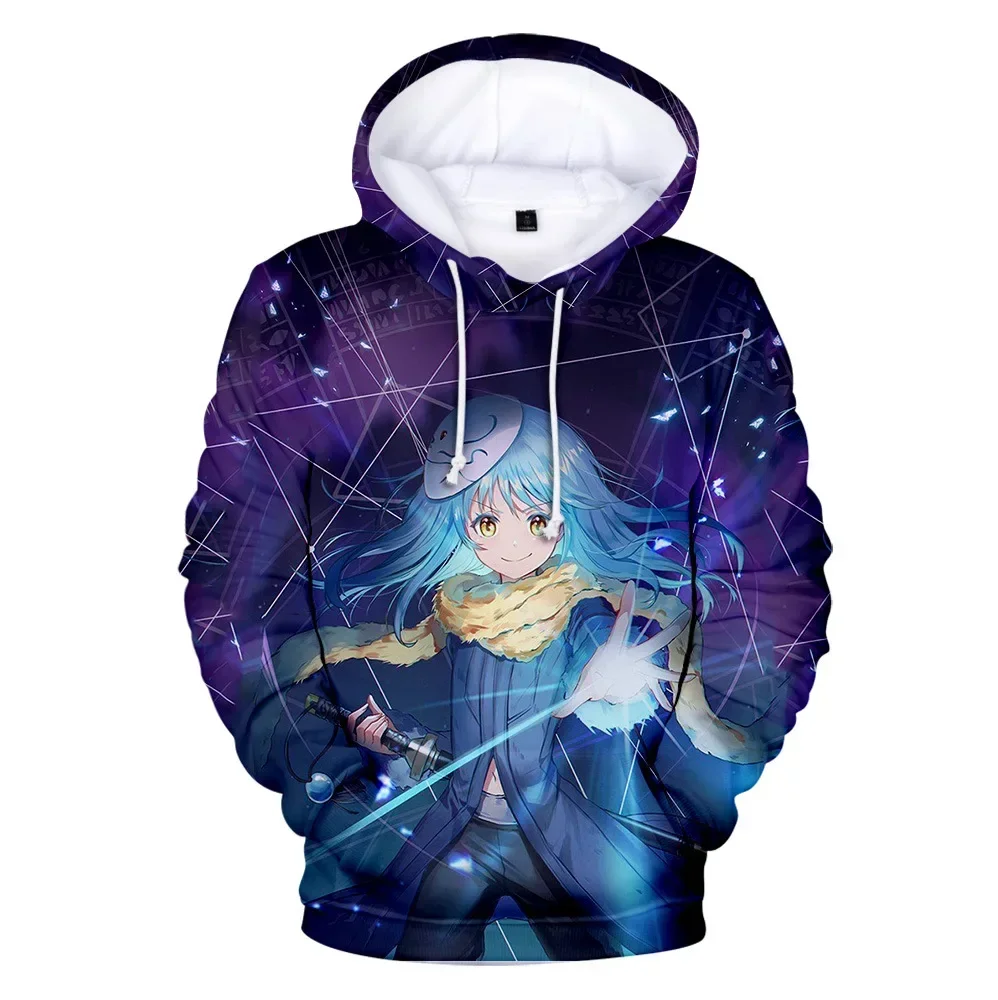 Japanese Anime hoodies Rimuru Tempest 3D Printed Hoodie Unisex cosplay costume Oversize Sweatshirt Fashion Fall Winter Casual