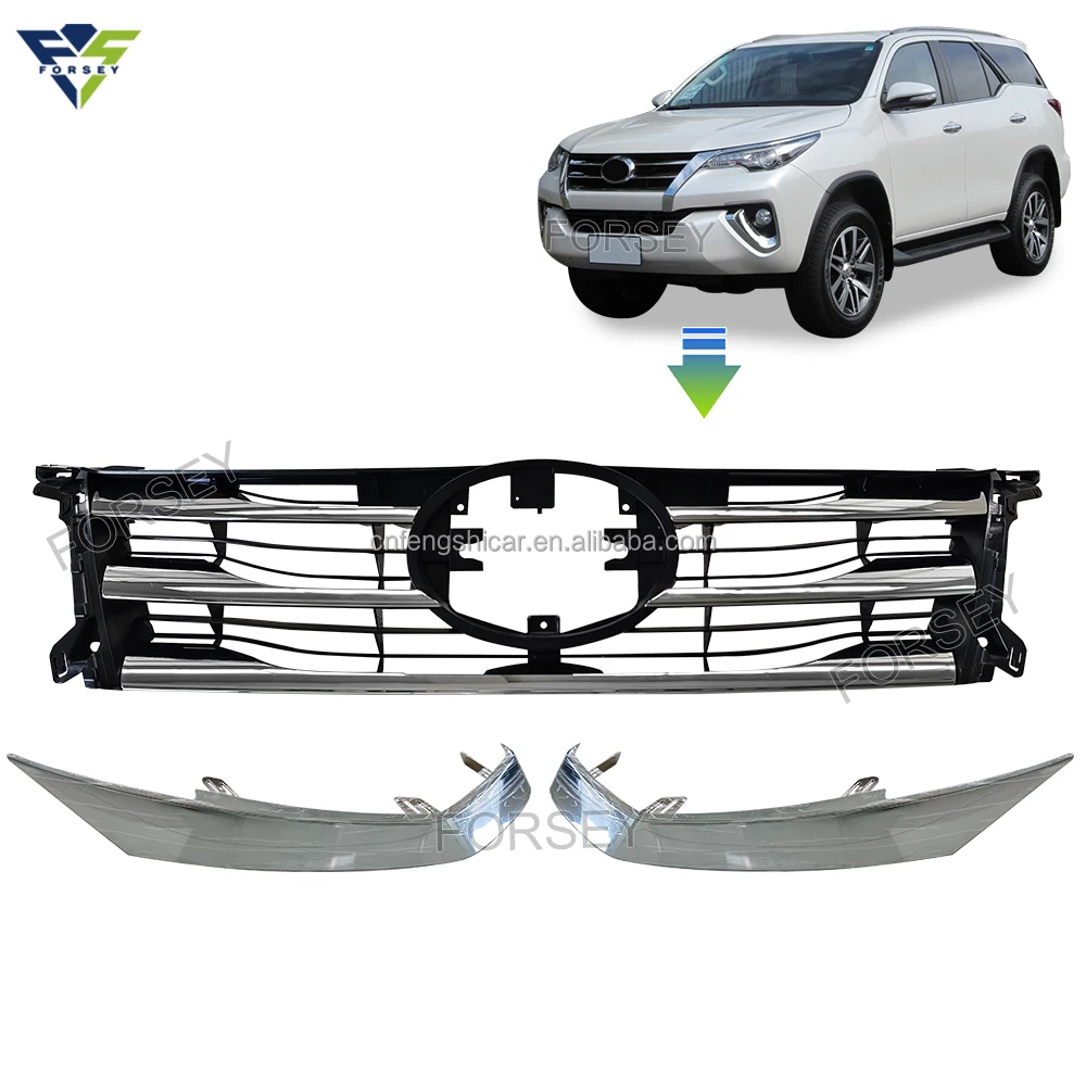 

High Quality Car Body Parts Front Chrome Grille OE for Fortuner 2015-2020 Grille