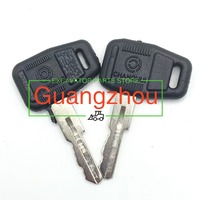For Liugong Loader Road Roller Excavator Forklift Ignition Key with Keychain Start Key for Xugong for Longgong Mountain Push