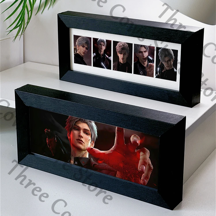 

Anime Love and Deepspace Xavier Rafayel Zayne Sylus Cosplay Rahmen Accessory Ornament Standing Sign Cartoon Photo Frame Gift