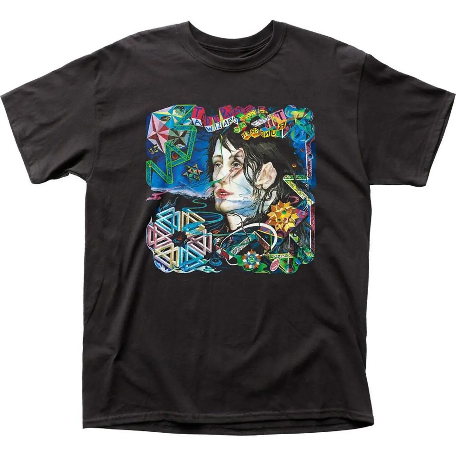 Todd Rundgren A Wizard True Star T Mens vintage Washed designer clothes Casual Breathable streetwear homme Unisex fashion