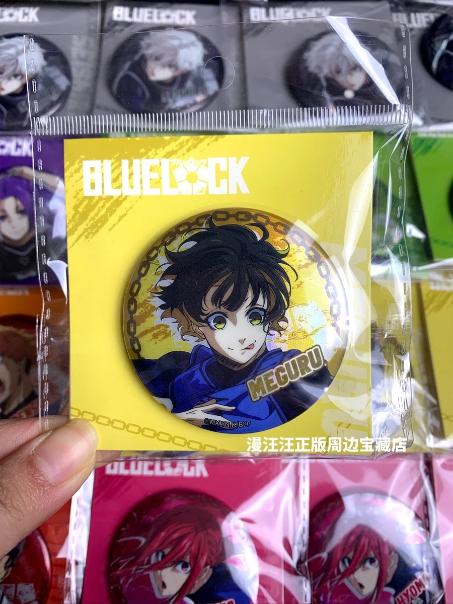 Game BLUE LOCK Isagi Yoichi Bachira Meguru Cosplay vision KV series ambitus cartoon badge squelch  Gift