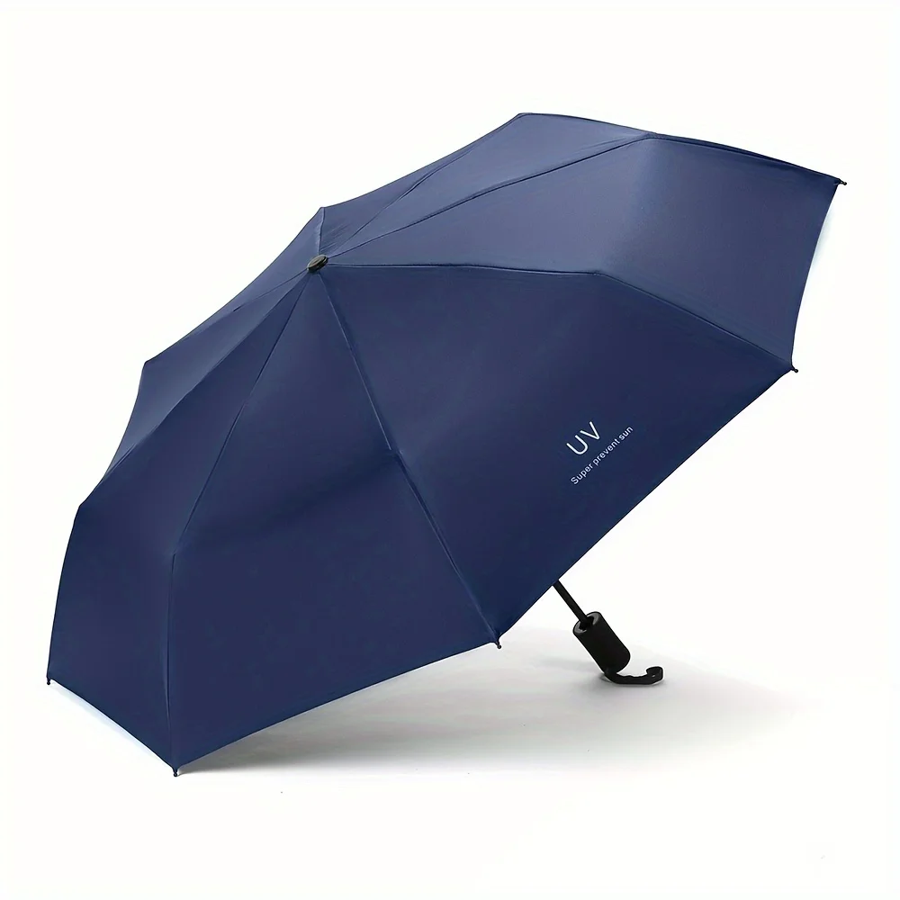 UV Protection Fashion Automatic Open Close Compact Foldable Umbrella One Handed Umbrella Windproof Waterproof Lightweight