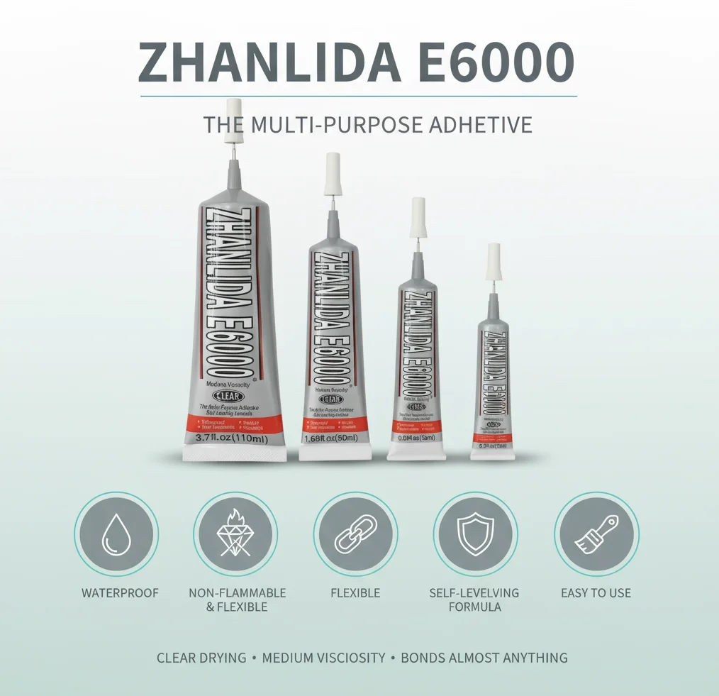 

Жидкий клей E6000 15 25 50 110 мл Прозрачный Средняя вязкость Основный для изготовления и ремонта ювелирных изделий