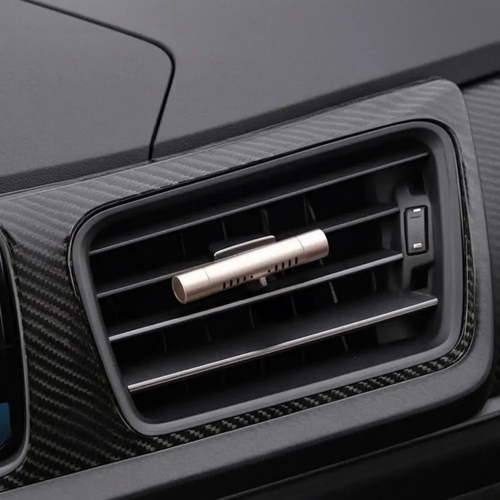 Long Lasting Car Perfume Car Air Freshener Vent Clip with Refill Sticks Aromatherapy Solid Perfume for Car Long-lasting Scented