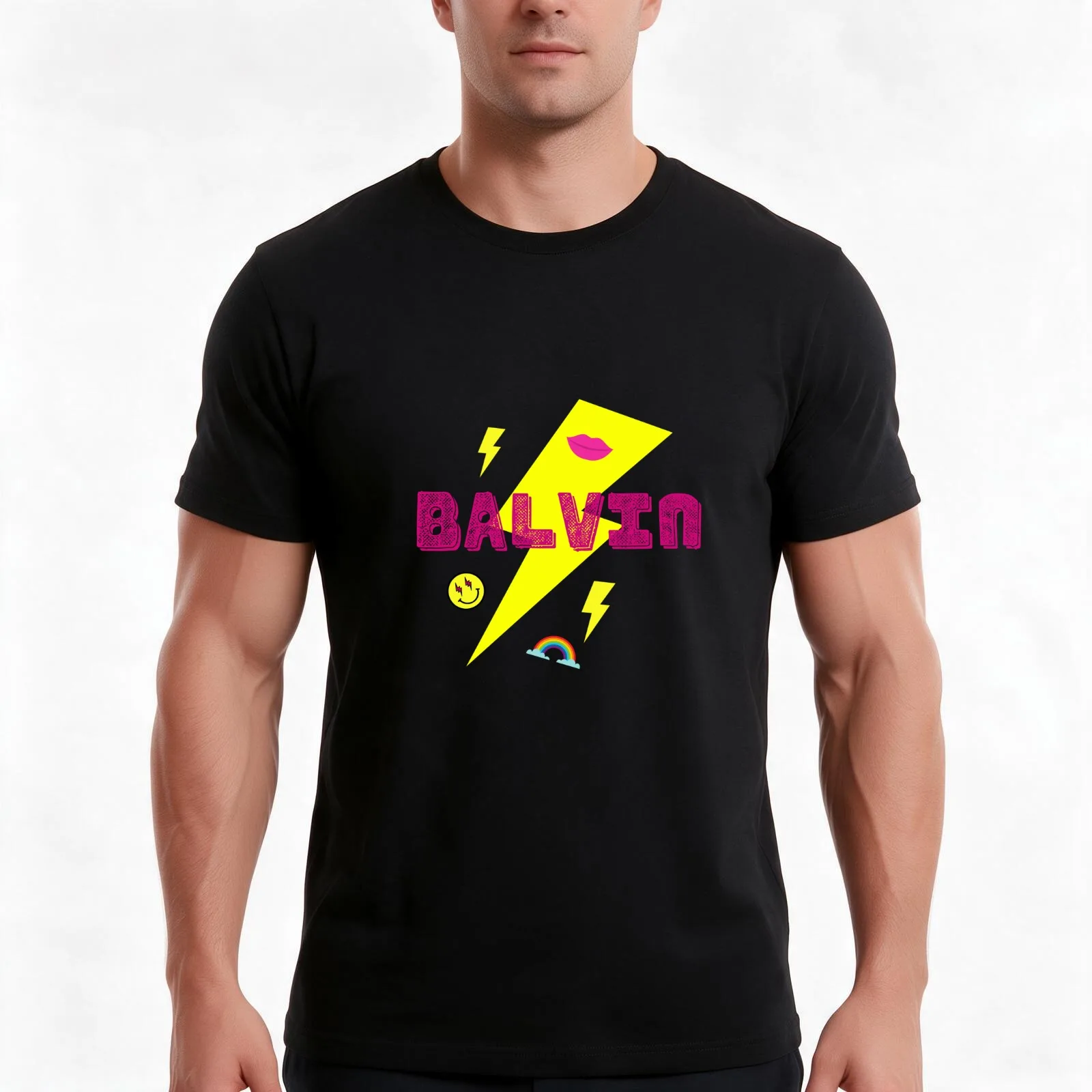 J Balvin T-Shirt Summer Casual Cotton Tee Oversized Streetwear Tops Vintage Graphic Print Loose Fit Short Sleeve